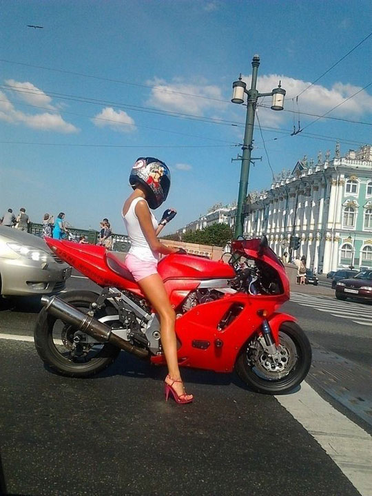 sexy girls riding motorcycles